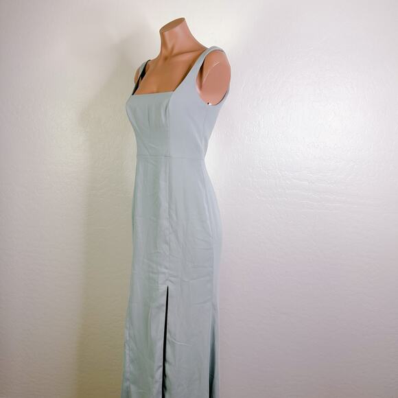 Bella Bridesmaids BB136 Square Neck Maxi Dress Alternate Rachel Green Friends 0 - Picture 8 of 12